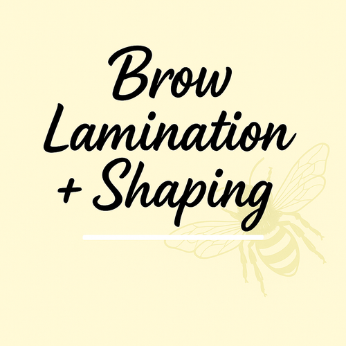Brow Lamination + Shaping