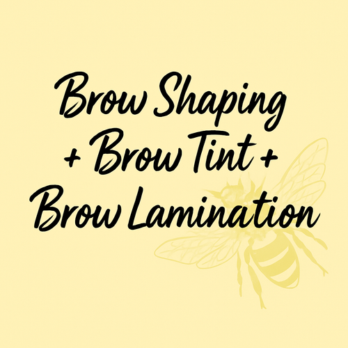Brow Shaping + Brow Tint + Brow Lamination